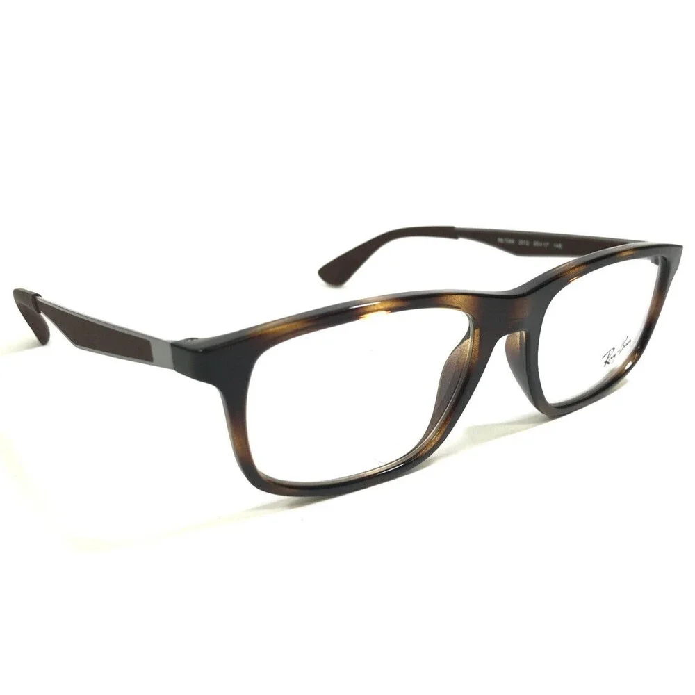 Ray-Ban Eyeglasses Frames RB7055 2012 Tortoise Brown Gray Rectangular 53-17-145